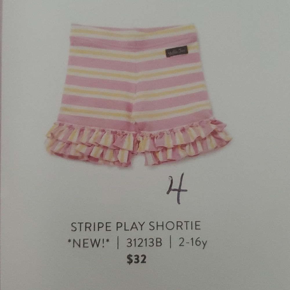 Stripe play shortie